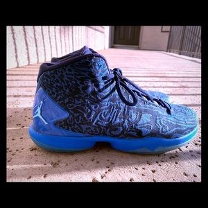 Air Jordan Superfly 4 jacquard blue black